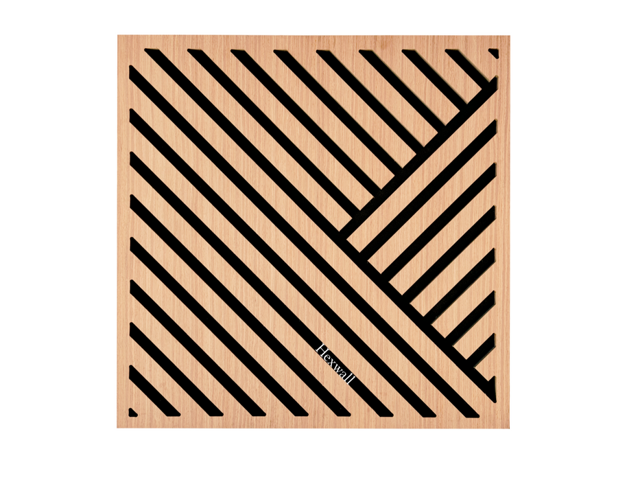 Diagonal Slat Acoustic Panel (4PCS)