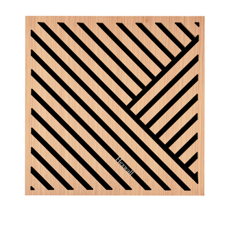 Diagonal Slat Acoustic Panel (4PCS)