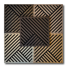 Diagonal Slat Acoustic Panel (4PCS)