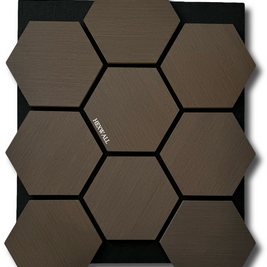 Hexagon Wall Panels Wood & Soundproofing (4PCS)