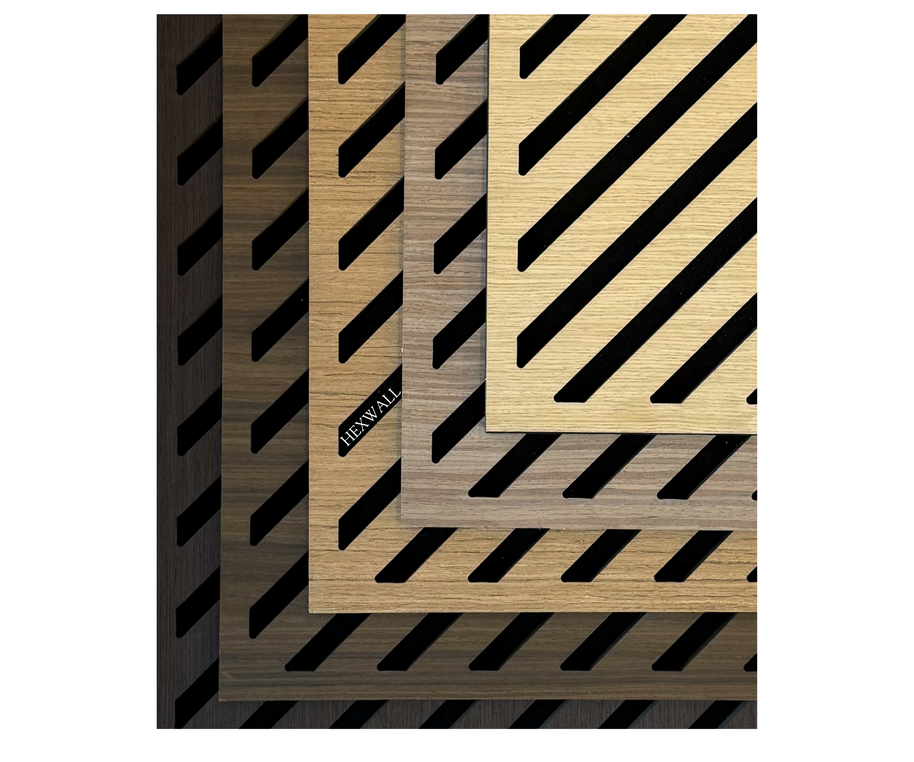 Diagonal Slat Acoustic Panel (4PCS)