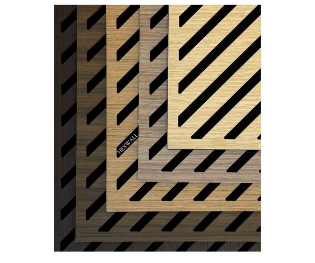 Diagonal Slat Acoustic Panel (4PCS)