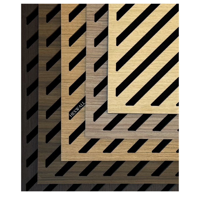 Diagonal Slat Acoustic Panel (4PCS)