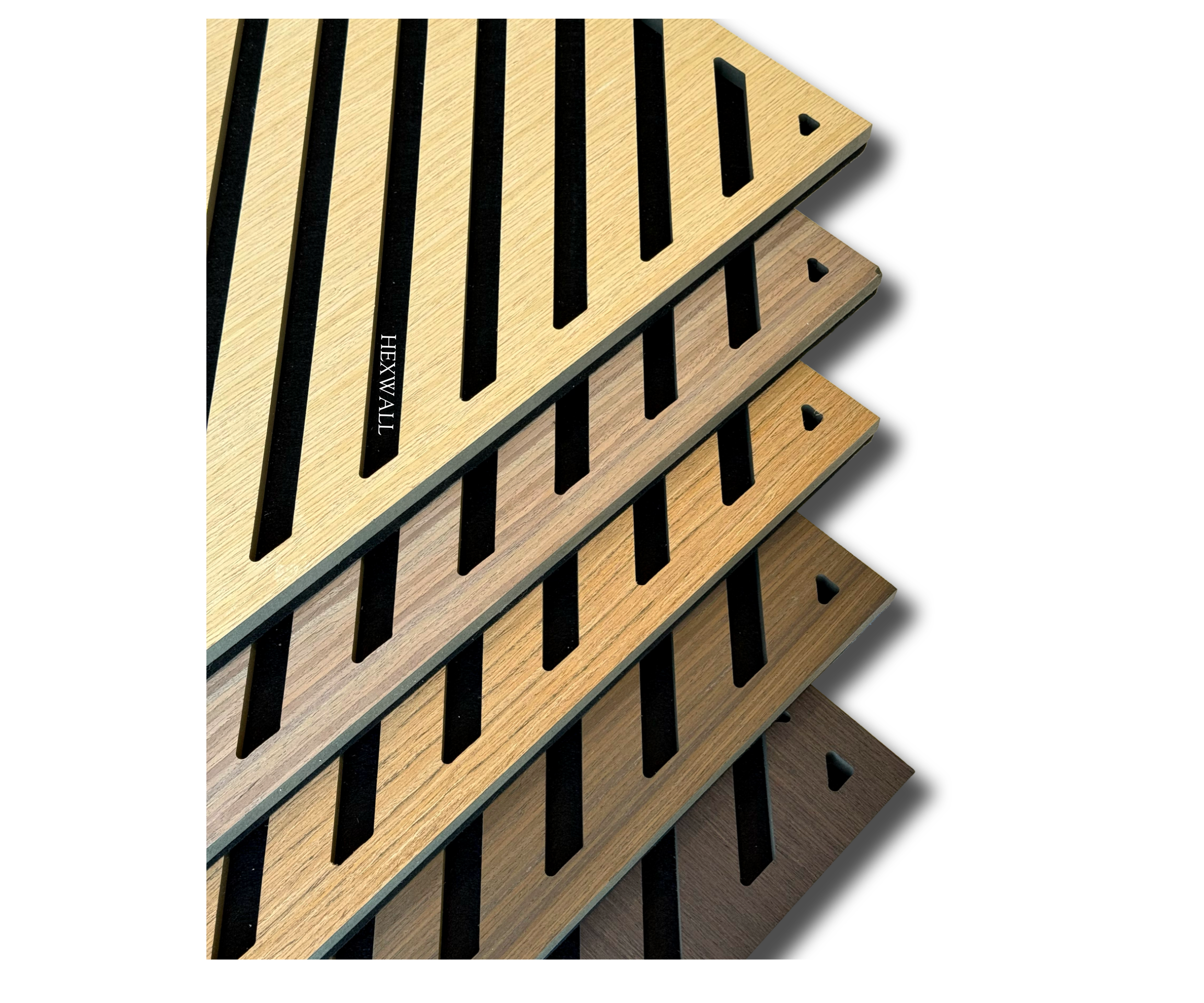 Diagonal Slat Acoustic Panel (4PCS)