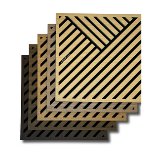 Diagonal Slat Acoustic Panel (4PCS)