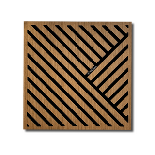 Diagonal Slat Acoustic Panel (4PCS)